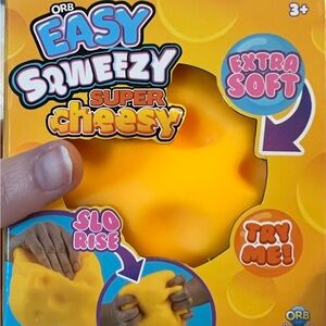 ORB Easy Sqweezy Super Cheesy Viral Squishy Toy